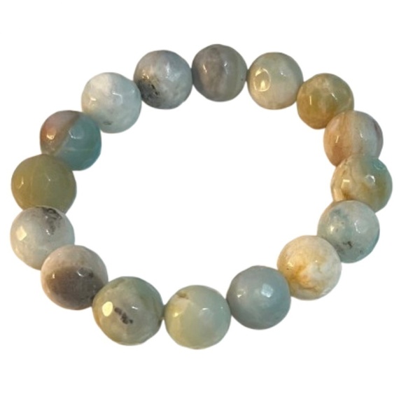 Amazonite Stretch Bracelet - Picture 1 of 3